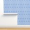 Blue Botanical Chinoiserie Jasper Traditional Classic Farmhouse Antique Custom Removable Wallpaper by Spoonflower Peel & Stick Wallpaper 2FT Wide